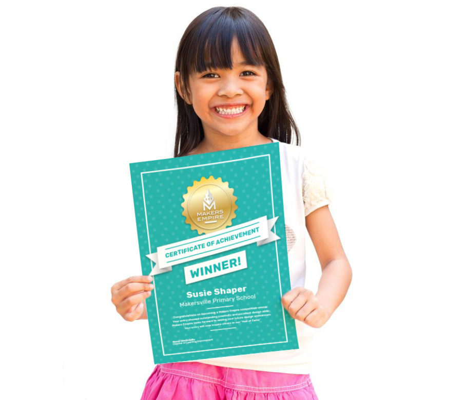 11422173 – smiling little girl holding empty white board