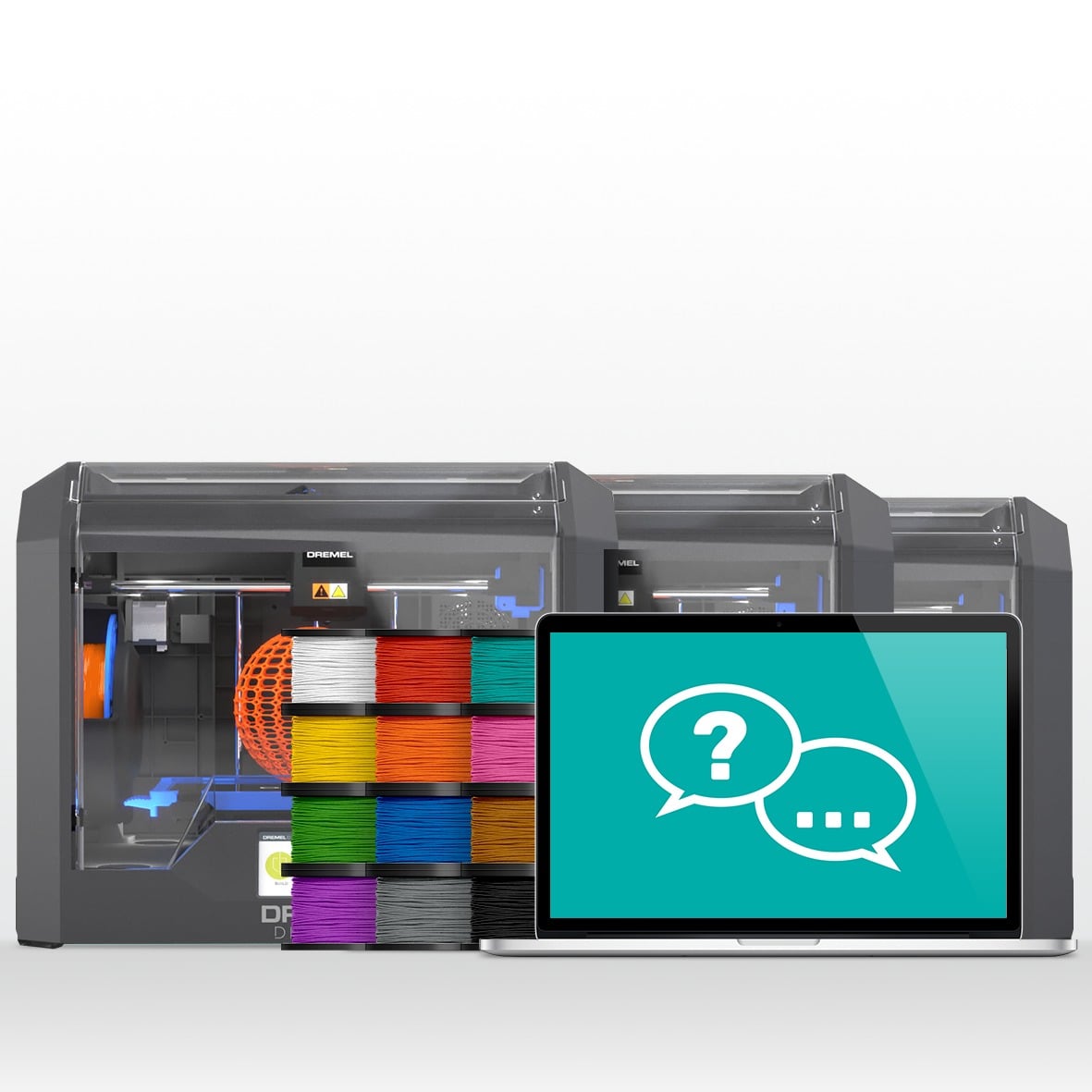 MAK_Shop_1902_3D45 3 Printer Bundle