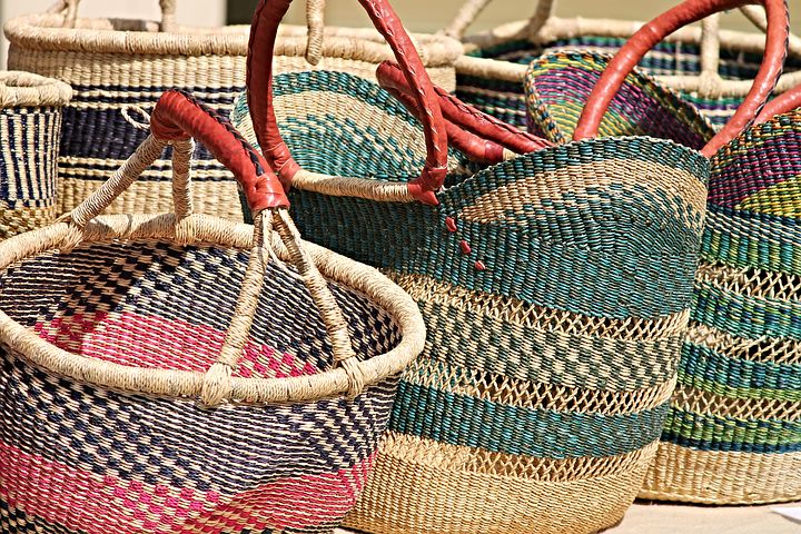 woven baskets