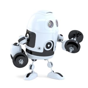 Robot-lifting-dumbbells.-Technology-concept.-Isolated.-Contains-clipping-path-805105904_opt