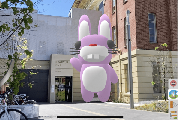 Makers Empire Augmented Reality Example Rabbit